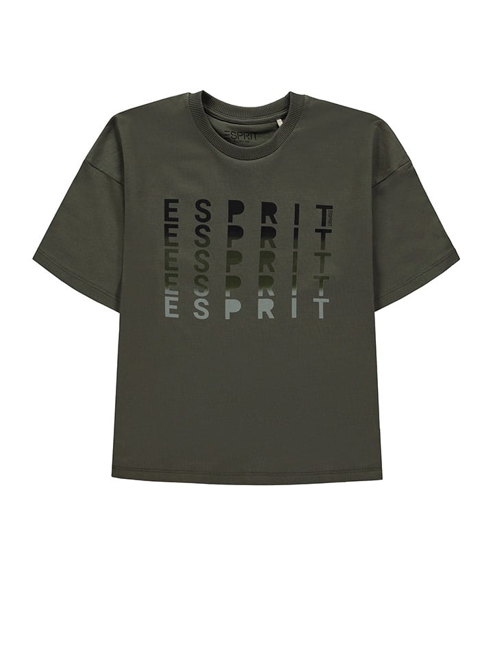 ESPRIT Koszulka w kolorze khaki rozmiar: 140