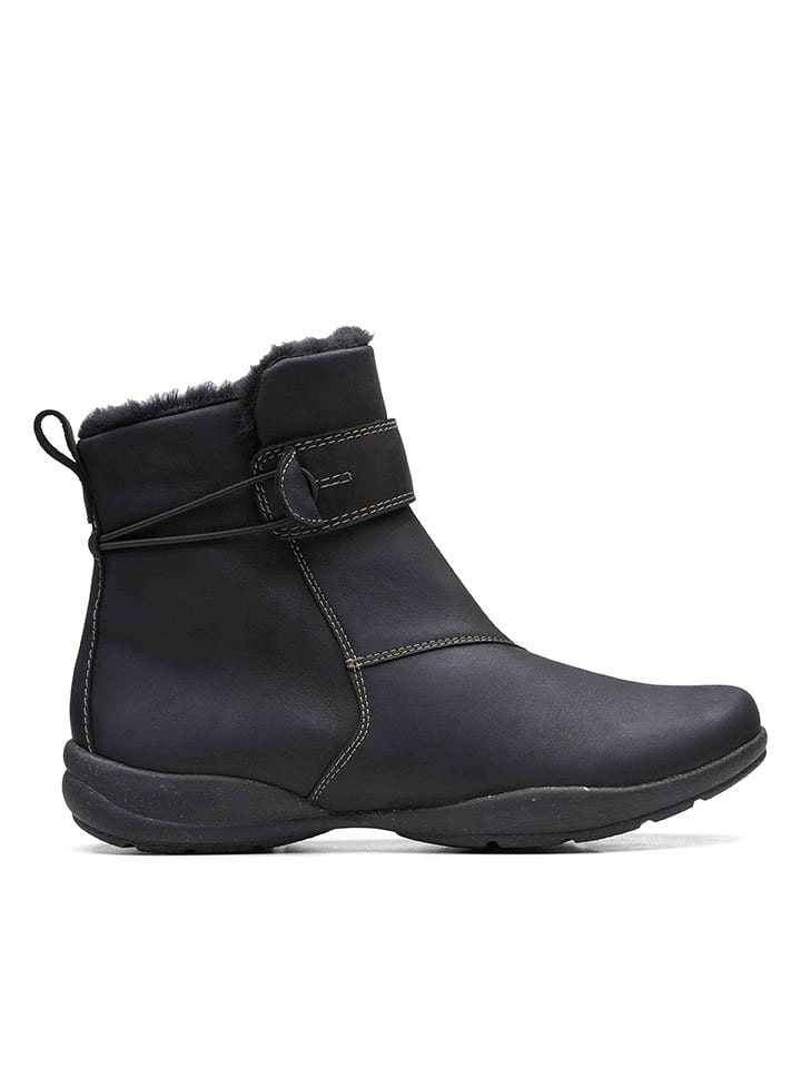 Clarks Skórzane botki w kolorze czarnym rozmiar: 38