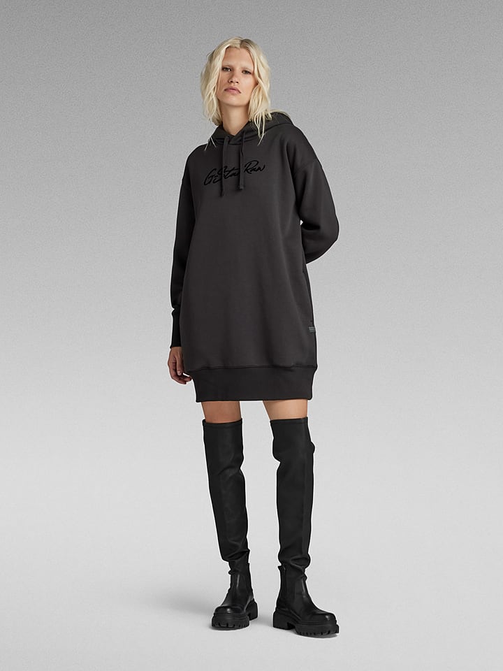 G-Star Sukienka dresowa w kolorze czarnym rozmiar: XXS