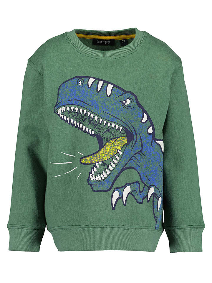 Blue Seven Bluza w kolorze zielonym rozmiar: 92