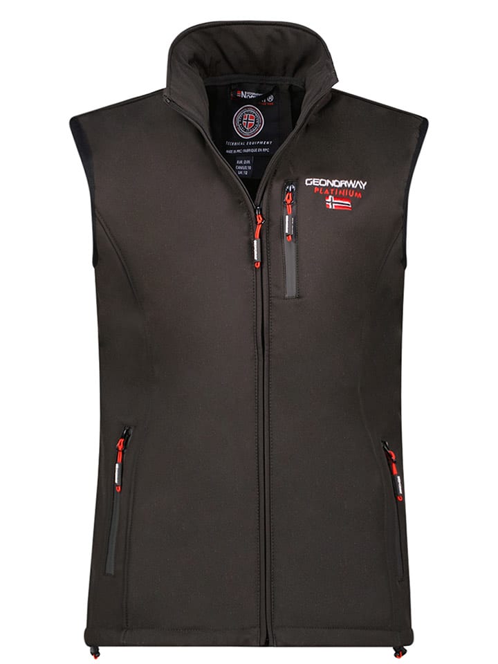 Geographical Norway Kamizelka softshellowa "Vacer" w kolorze czarnym rozmiar: M
