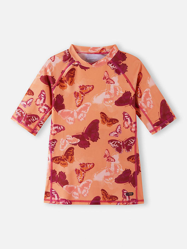 Reima Koszulka kąpielowa "Joonia" w kolorze pomarańczowym rozmiar: 164