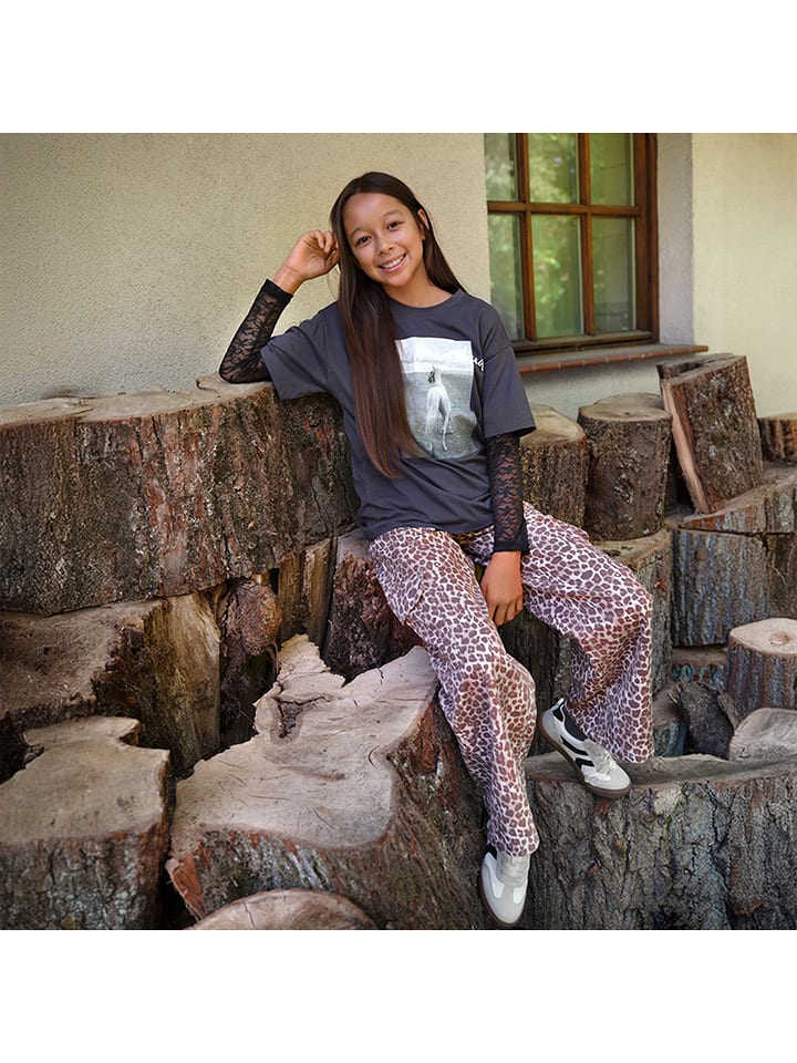 COOL CLUB Spodnie w kolorze jasnobrązowym rozmiar: 170