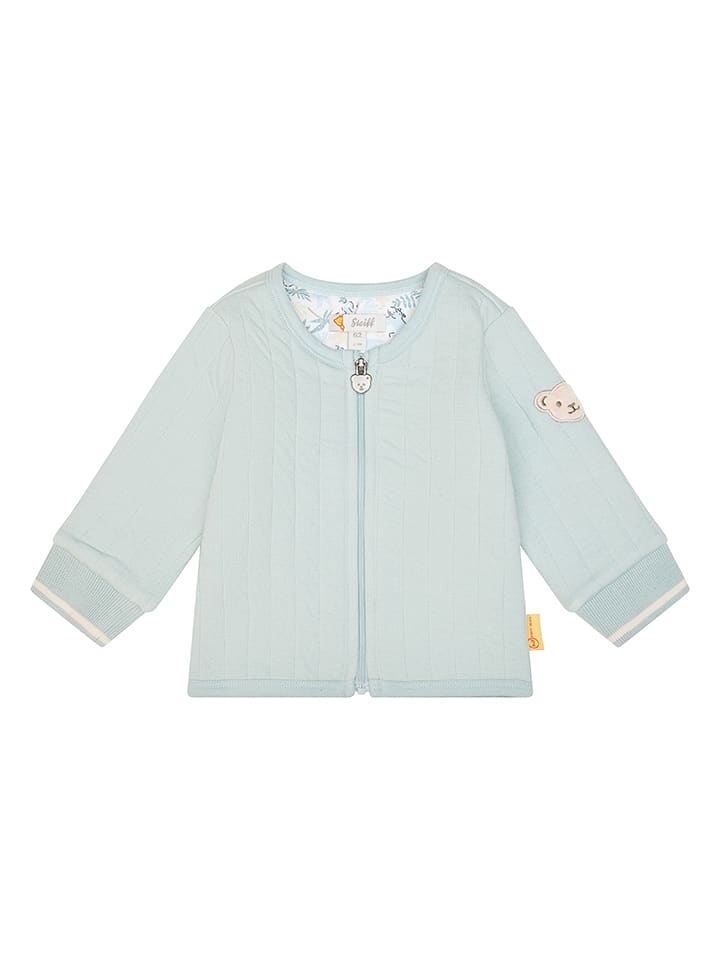 Steiff Bluza w kolorze zielonym rozmiar: 80