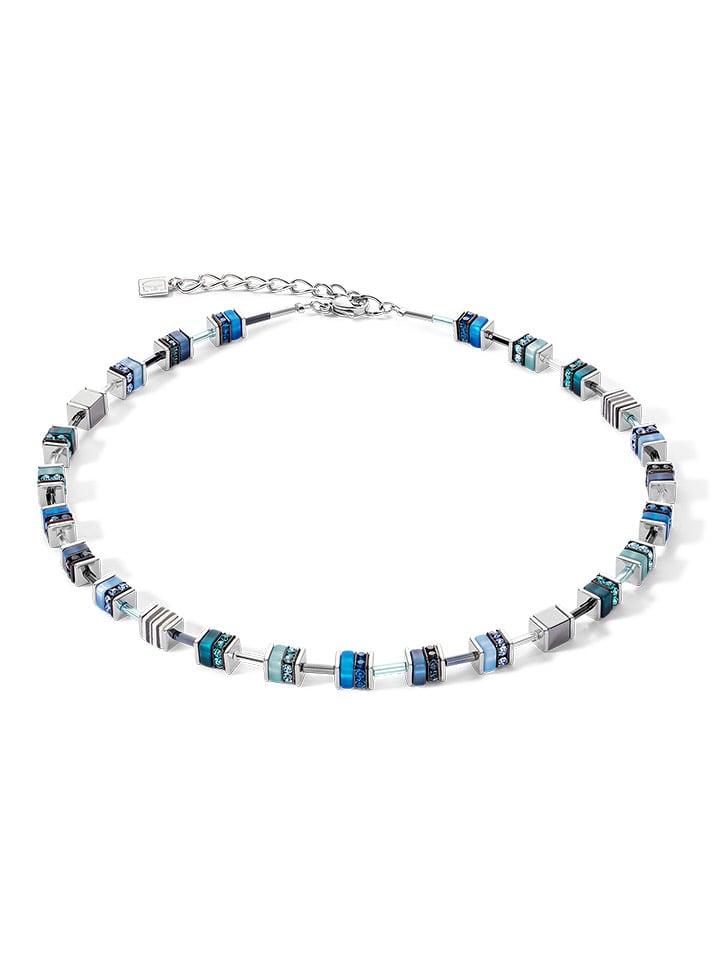 COEUR DE LION Naszyjnik z hematytami i kamieniami ozdobnymi - dł. 42 cm rozmiar: onesize