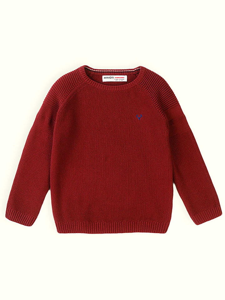 Minoti Sweter w kolorze bordowym rozmiar: 134/140