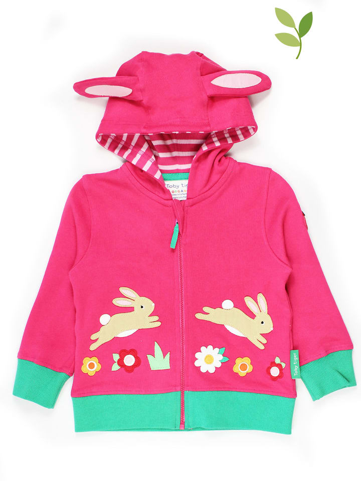 Bluza "Leaping Bunny" w kolorze różowym