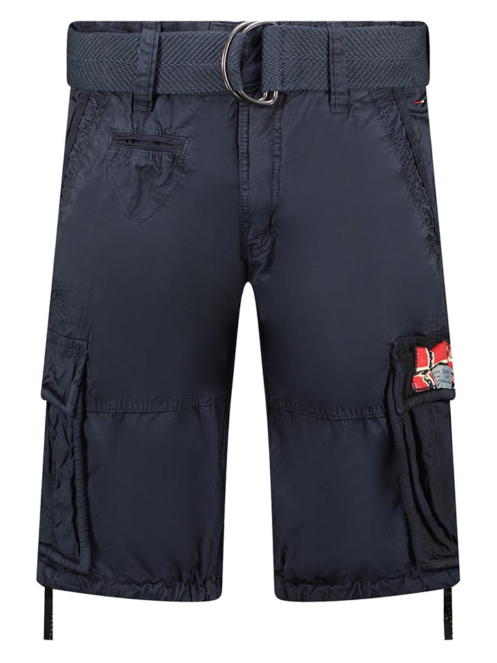 Geographical Norway Bermudy "Pasteque" w kolorze granatowym rozmiar: L