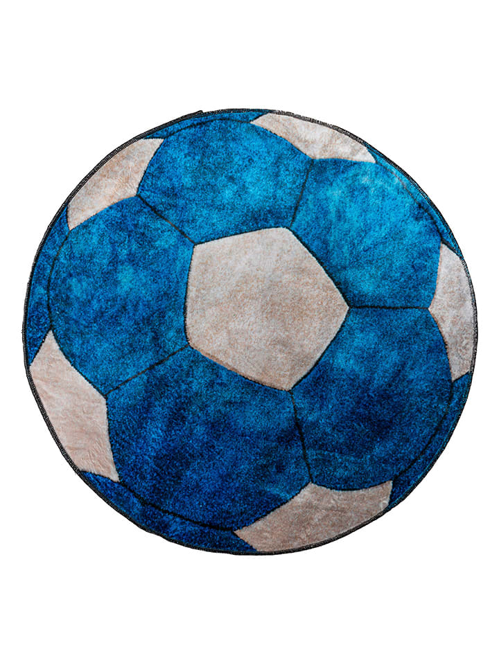 Dywan dziecięcy w kolorze niebieskim