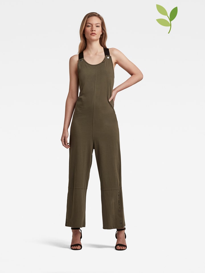 Kombinezon w kolorze oliwkowym