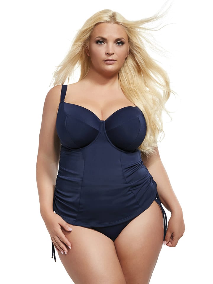 Kris Line Tankini w kolorze granatowym rozmiar: 90D