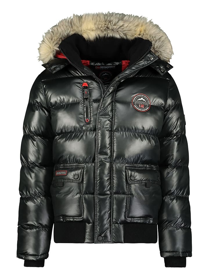 Geographical Norway Kurtka zimowa "Bugs" w kolorze czarnym rozmiar: XXL