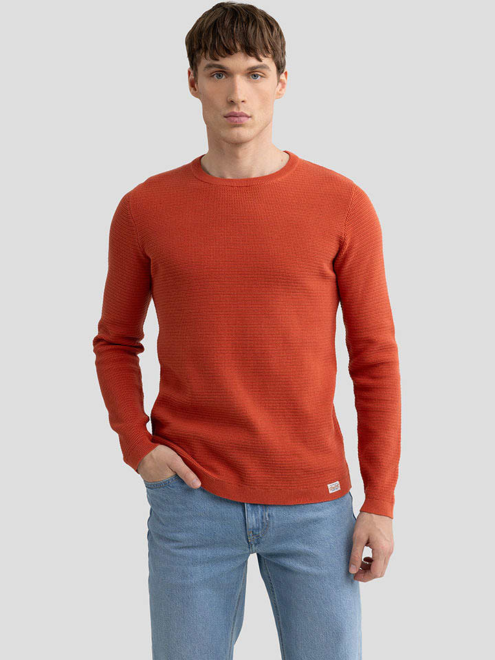 BIG STAR Sweter w kolorze czerwonym rozmiar: M