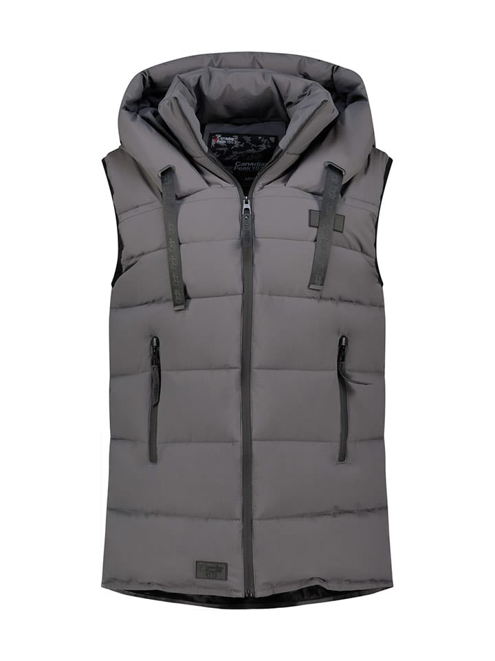 Canadian Peak Kamizelka pikowana "Dolbeak" w kolorze szarym rozmiar: M