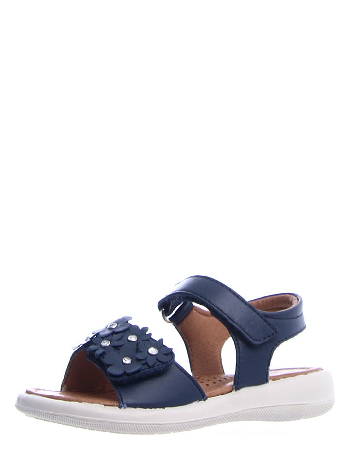 Naturino Skórzane sandały w kolorze granatowym rozmiar: 28