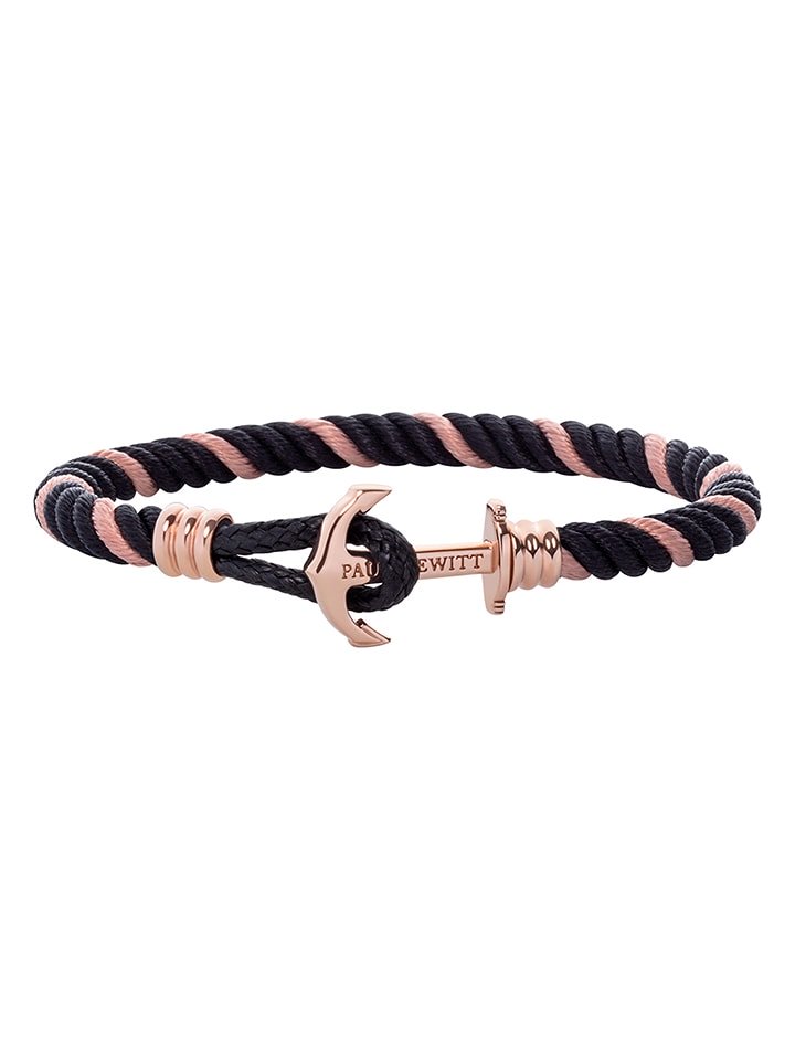 Paul Hewitt Bransoletka w kolorze czarno-jasnoróżowym rozmiar: L