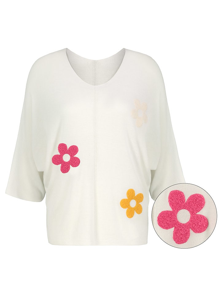 Sublevel Sweter w kolorze kremowym rozmiar: L/XL