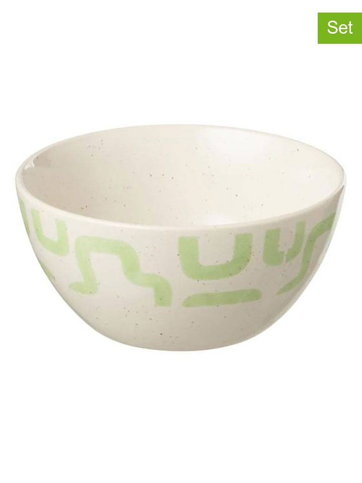 J Line Miski (4 szt.) w kolorze zielonym - Ø 15,5 cm rozmiar: onesize