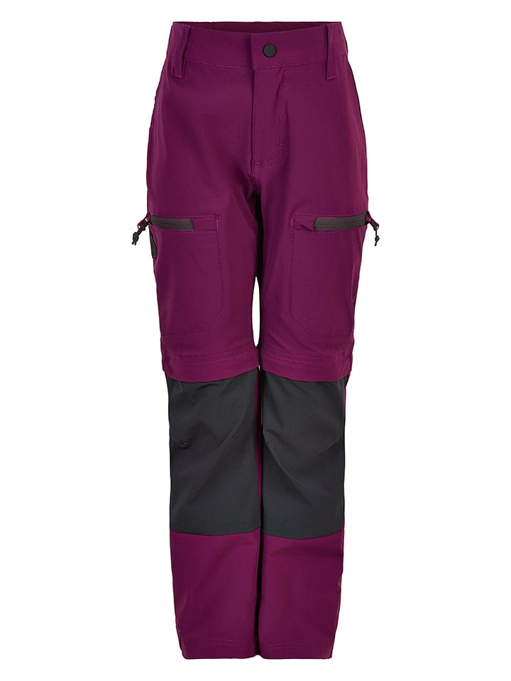 Spodnie funkcyjne 2w1 w kolorze fioletowym