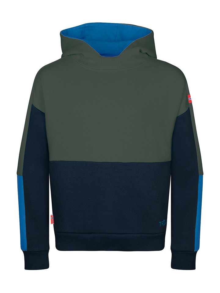 Trollkids Bluza "Rondane" w kolorze niebieskim rozmiar: 128