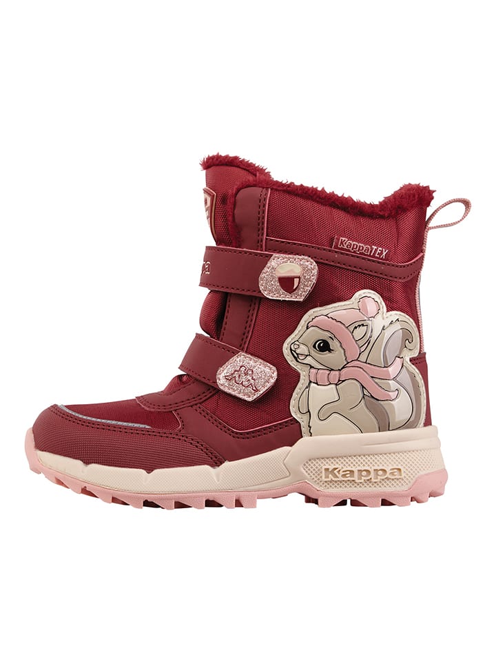 Kappa Botki zimowe w kolorze czerwonym rozmiar: 34