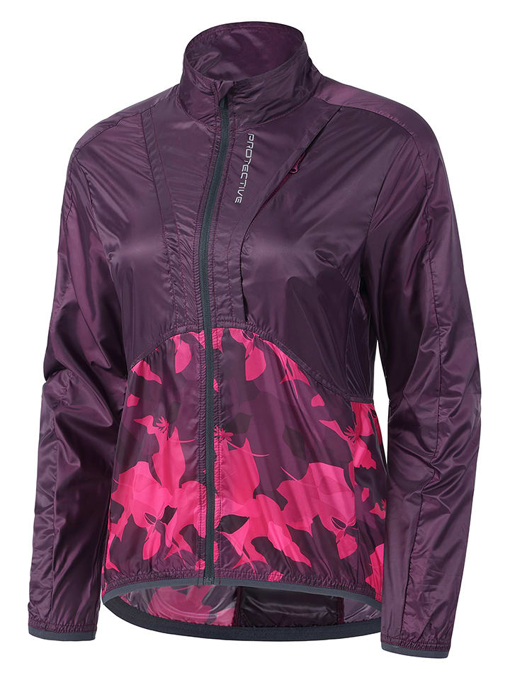 Protective Kurtka kolarska "Rise up Flower" w kolorze fioletowym rozmiar: 38
