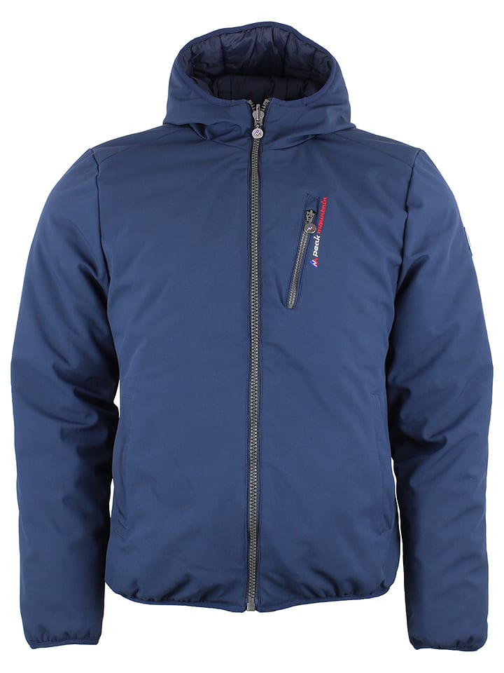 Peak Mountain Dwustronna kurtka zimowa w kolorze granatowym rozmiar: M