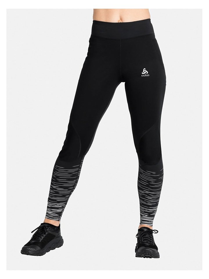 Legginsy "Zeroweight Warm" w kolorze czarnym do biegania