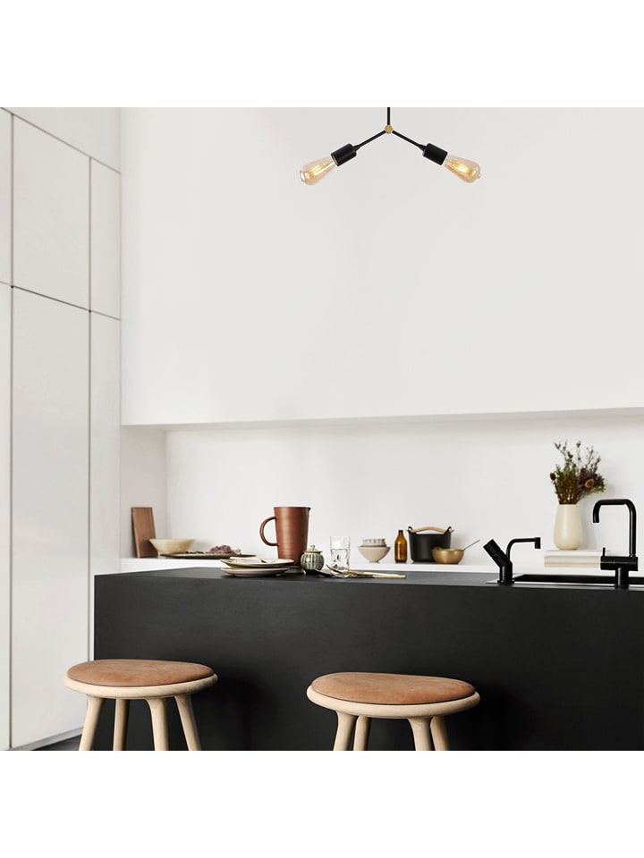 Opviq Lampa sufitowa w kolorze czarnym - 34 x wys. 26 cm rozmiar: onesize