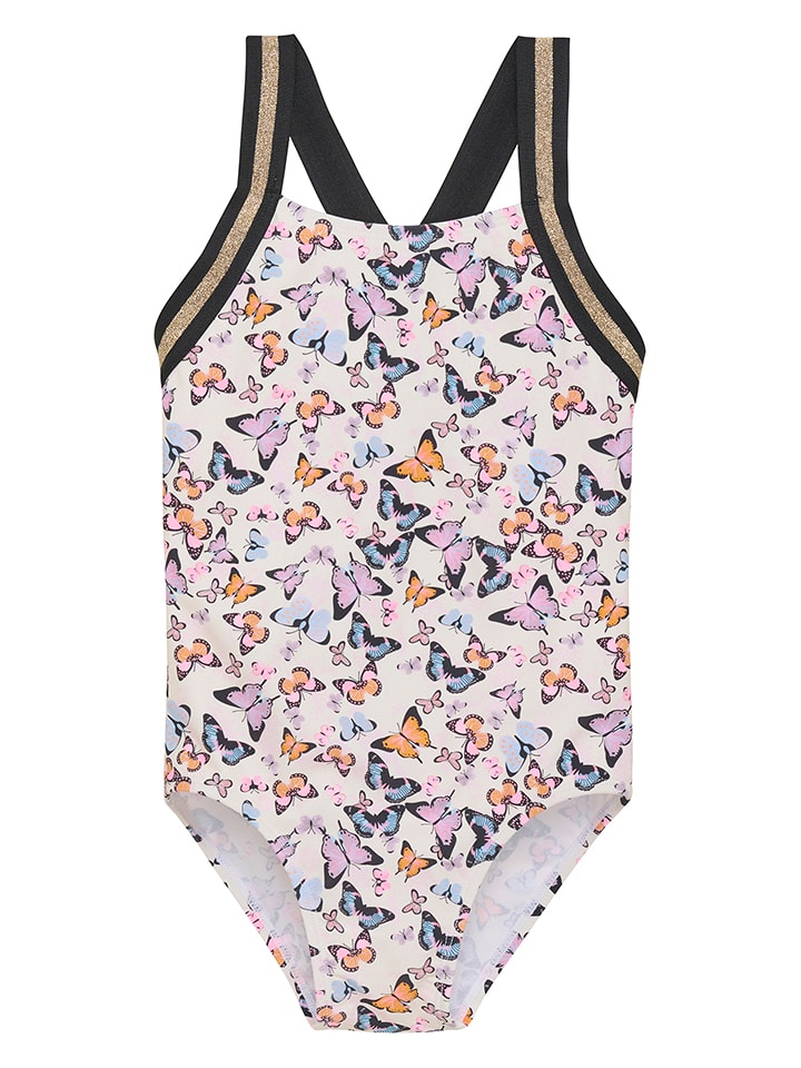 Color Kids Strój kąpielowy w kolorze kremowym ze wzorem rozmiar: 128