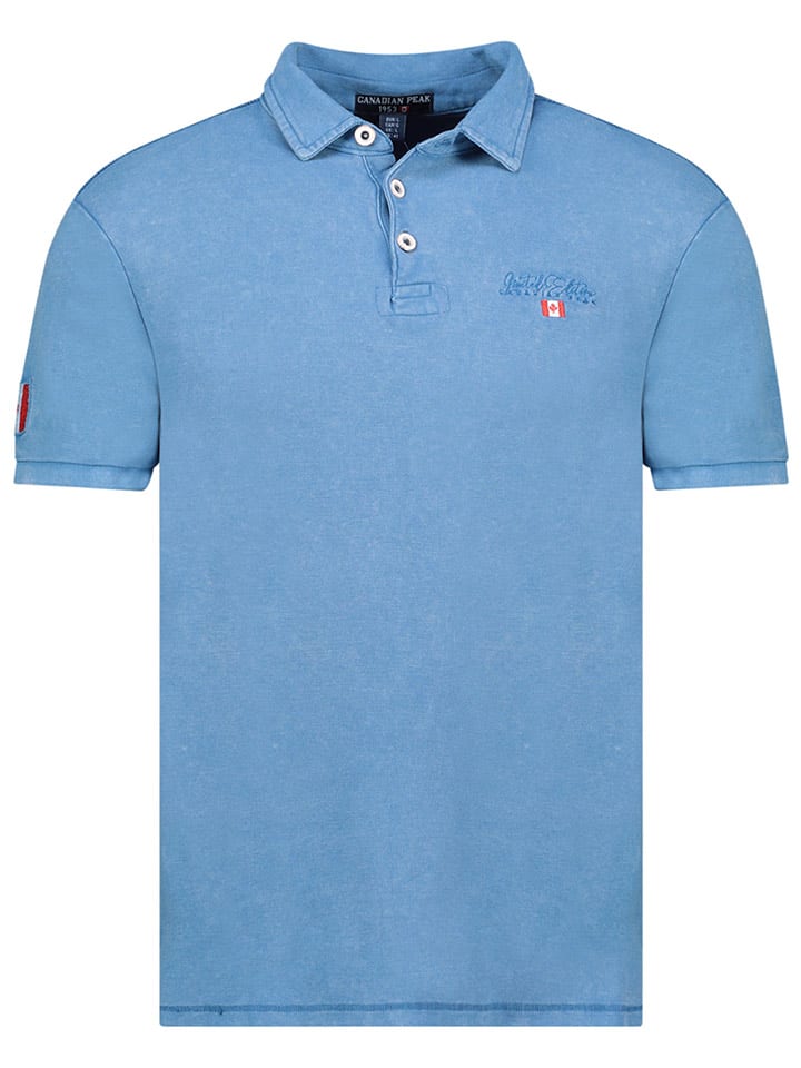 Canadian Peak Koszulka polo "Karseak" w kolorze niebieskim rozmiar: XXL