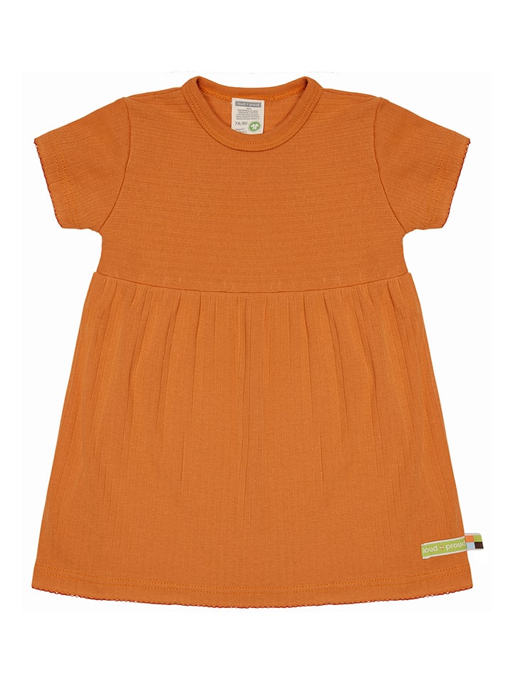 loud + proud Sukienka w kolorze pomarańczowym rozmiar: 98/104