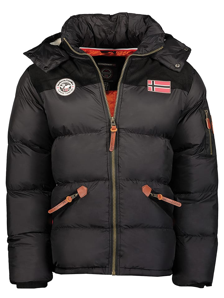 Geographical Norway Kurtka zimowa "Celian" w kolorze czarnym rozmiar: 3XL