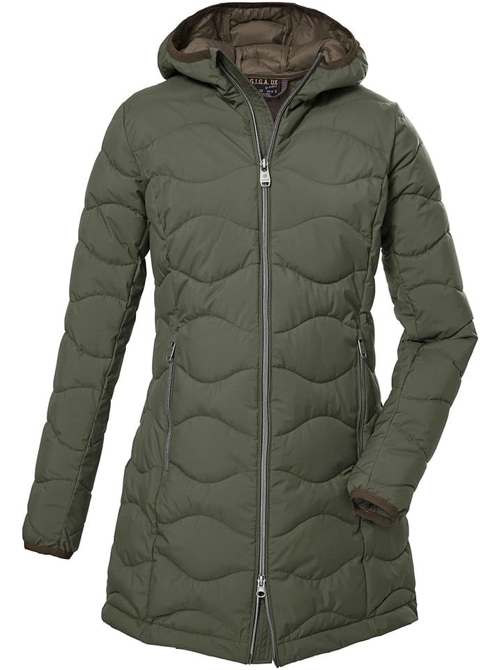 Killtec Płaszcz pikowany w kolorze khaki rozmiar: 38