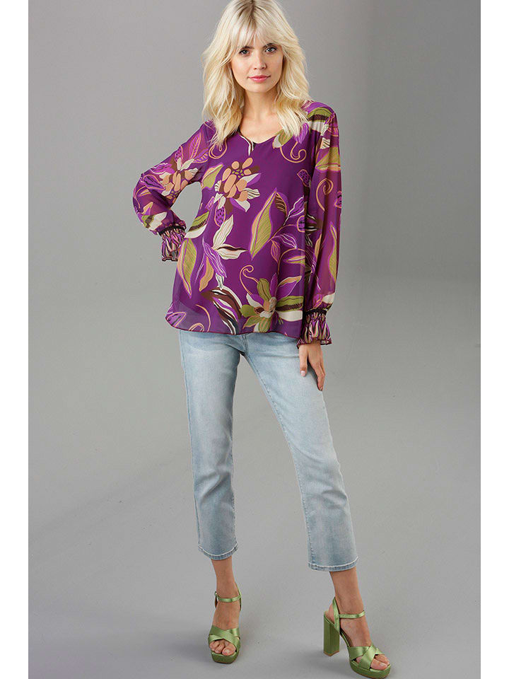 Aniston Bluzka w kolorze fioletowym rozmiar: 36