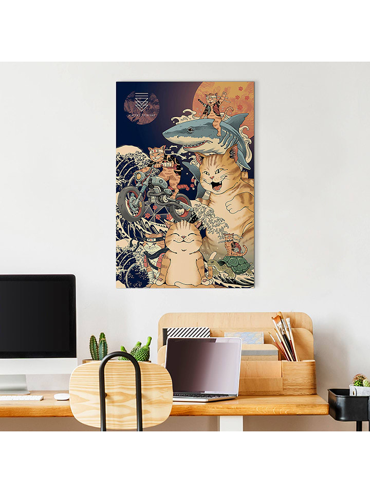 Orangewallz Druk artystyczny "Vincent Trinidad - Catana Montage" rozmiar: 60x90 cm