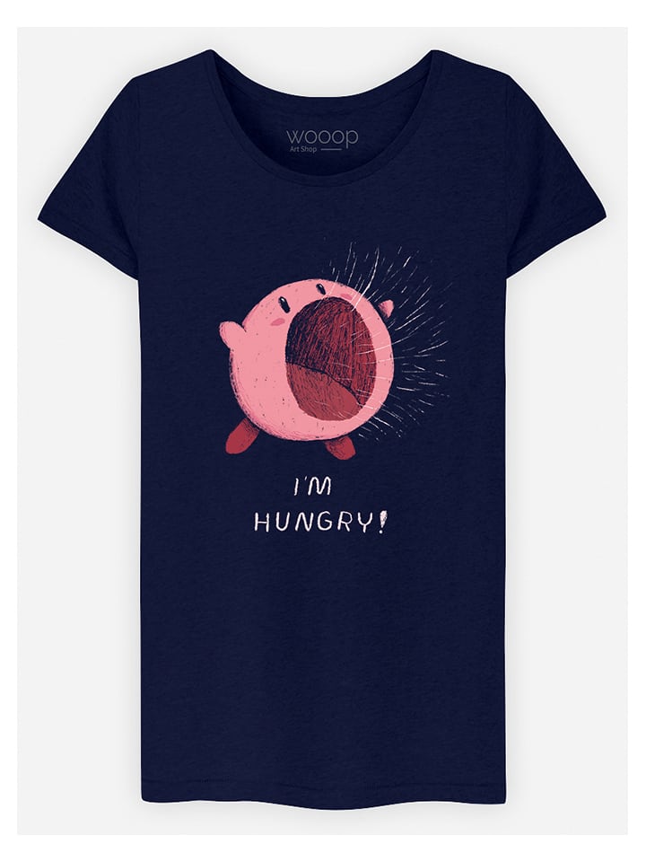 Koszulka "I'm Hungry" w kolorze granatowym