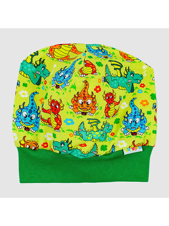 Czapka beanie w kolorze zielonym