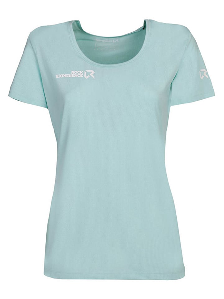 ROCK EXPERIENCE Koszulka funkcyjna "Ambition" w kolorze błękitnym rozmiar: S