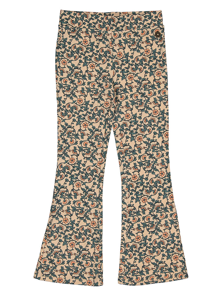 Like Flo Spodnie "Floor" w kolorze beżowym rozmiar: 146