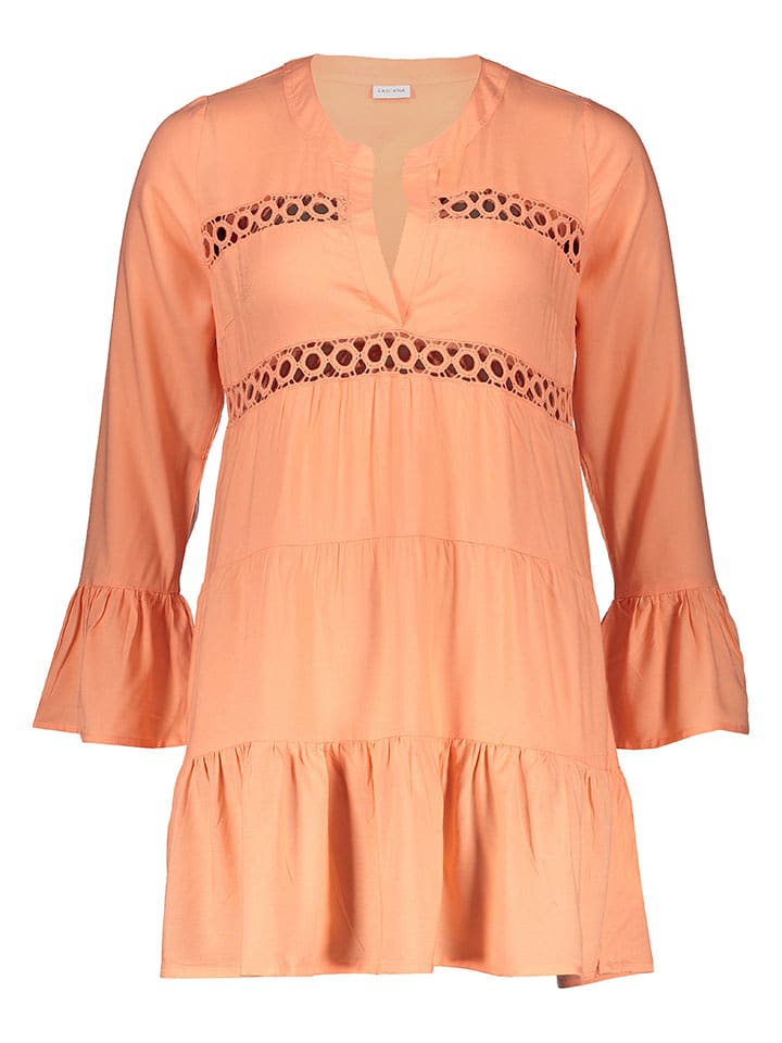 LASCANA Bluzka "Lola" w kolorze pomarańczowym rozmiar: 36/38