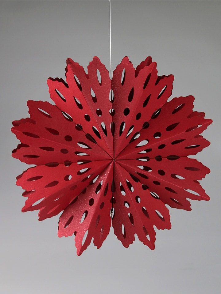 AM Design Zawieszka dekoracyjna "Gwiazda" w kolorze czerwonym - Ø 40 cm rozmiar: onesize