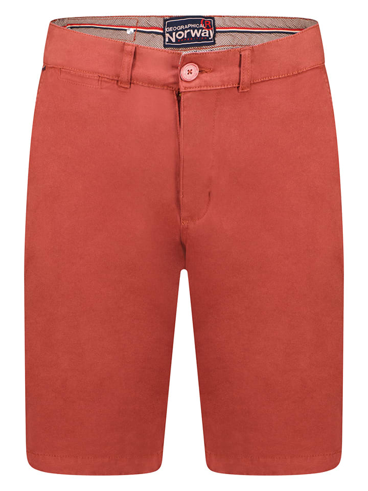 Geographical Norway Bermudy w kolorze ceglanym rozmiar: L