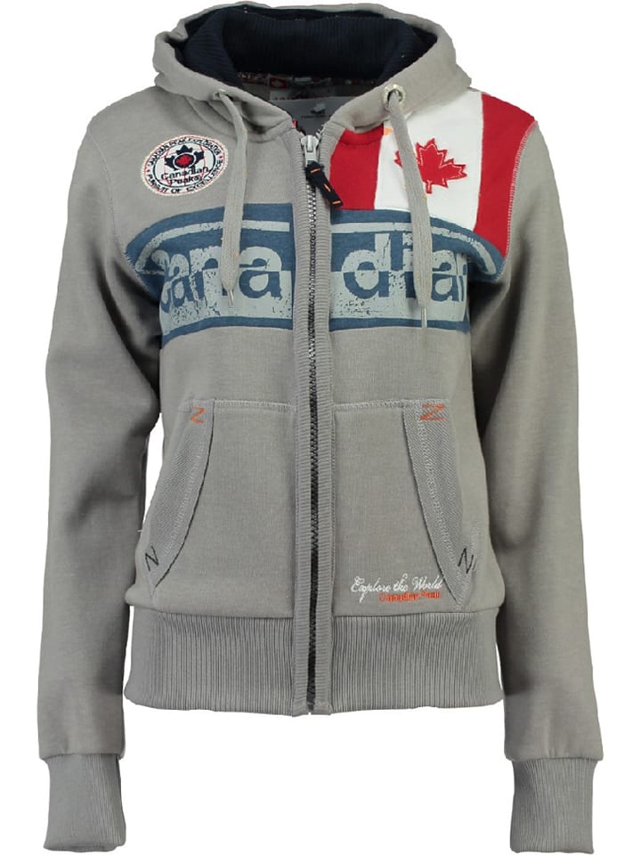 Canadian Peak Bluza "Flashy" w kolorze ciemnoszarym rozmiar: L