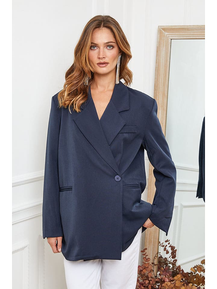 Joséfine Blezer "Murat" w kolorze granatowym rozmiar: L