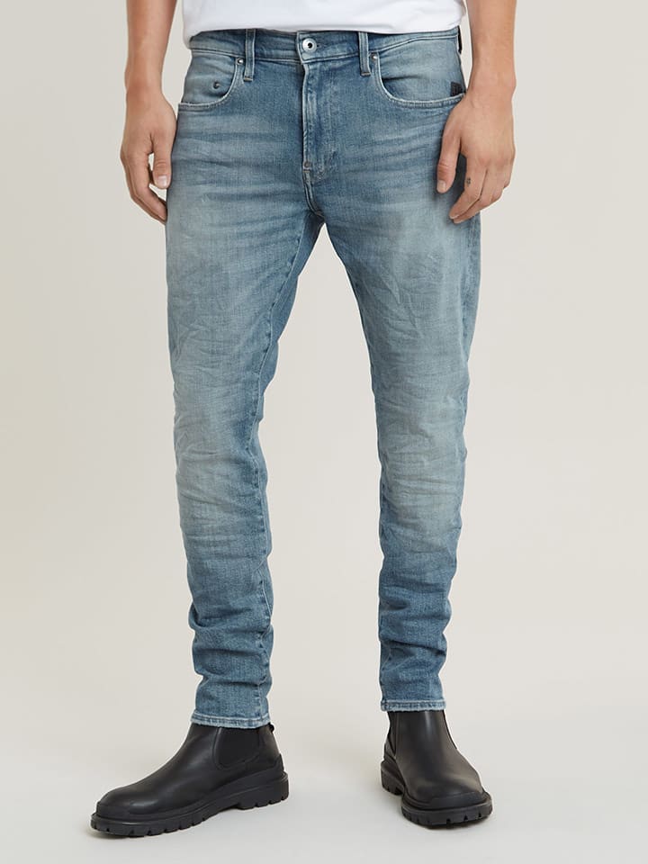 G-Star Dżinsy - Tapered fit - w kolorze niebieskim rozmiar: W36/L34