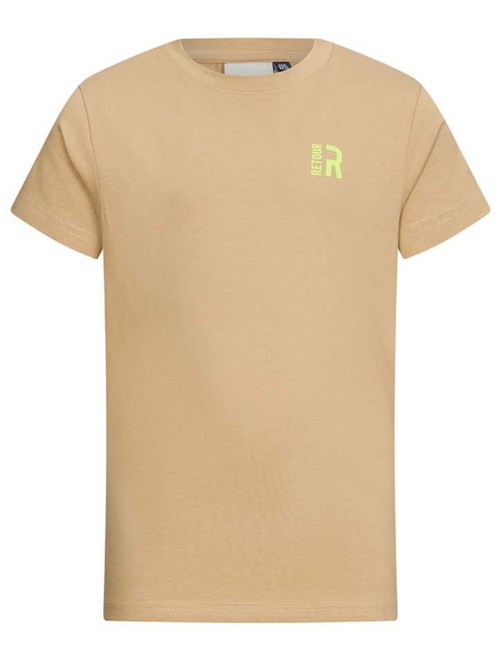 Retour Koszulka "Arjan" w kolorze beżowym rozmiar: 140