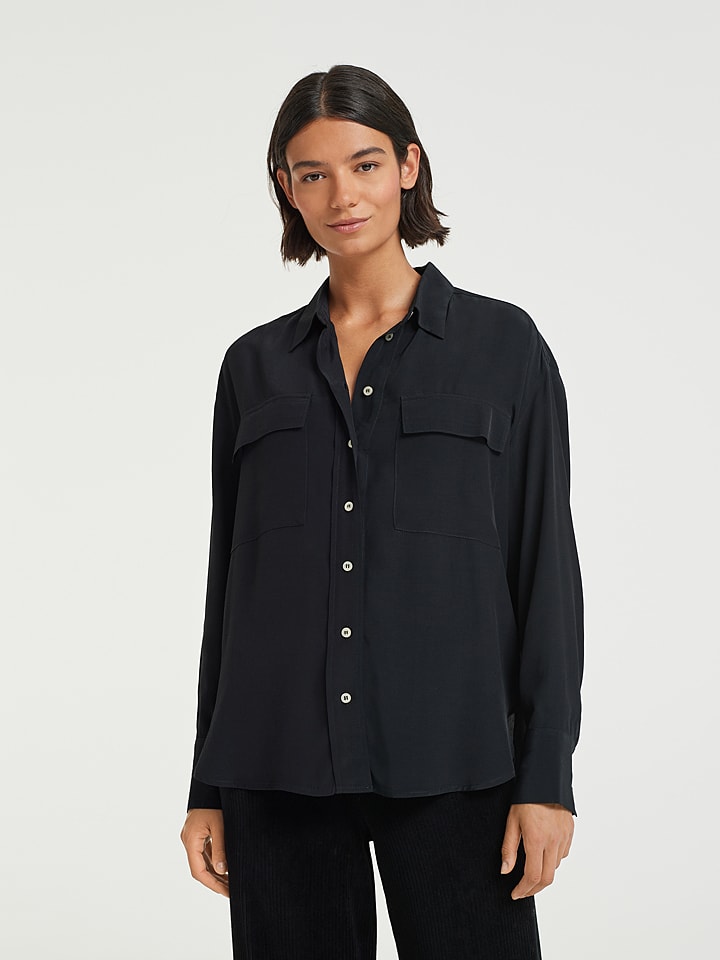 OPUS Bluzka "Folias" w kolorze czarnym rozmiar: 38