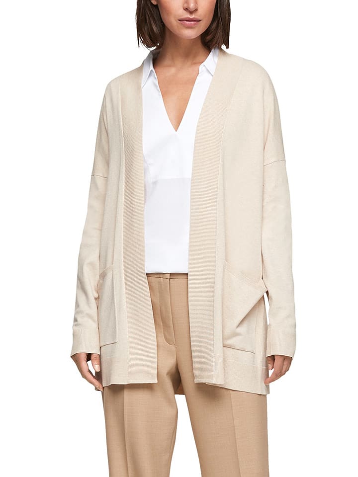 s.Oliver Kardigan w kolorze beżowym rozmiar: 38