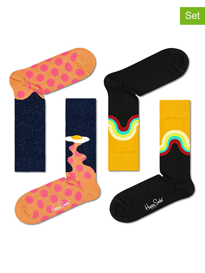 Happy Socks Skarpety (2 pary) ze wzorem rozmiar: 41-46